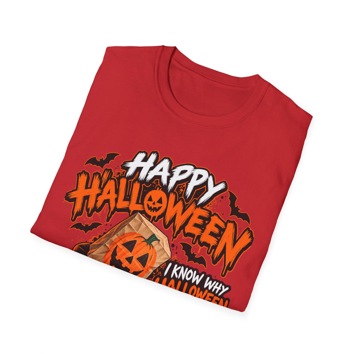 Happy Halloween Pumpkin Head T-Shirt — I Know Why Halloween Is Your Favorite Holiday