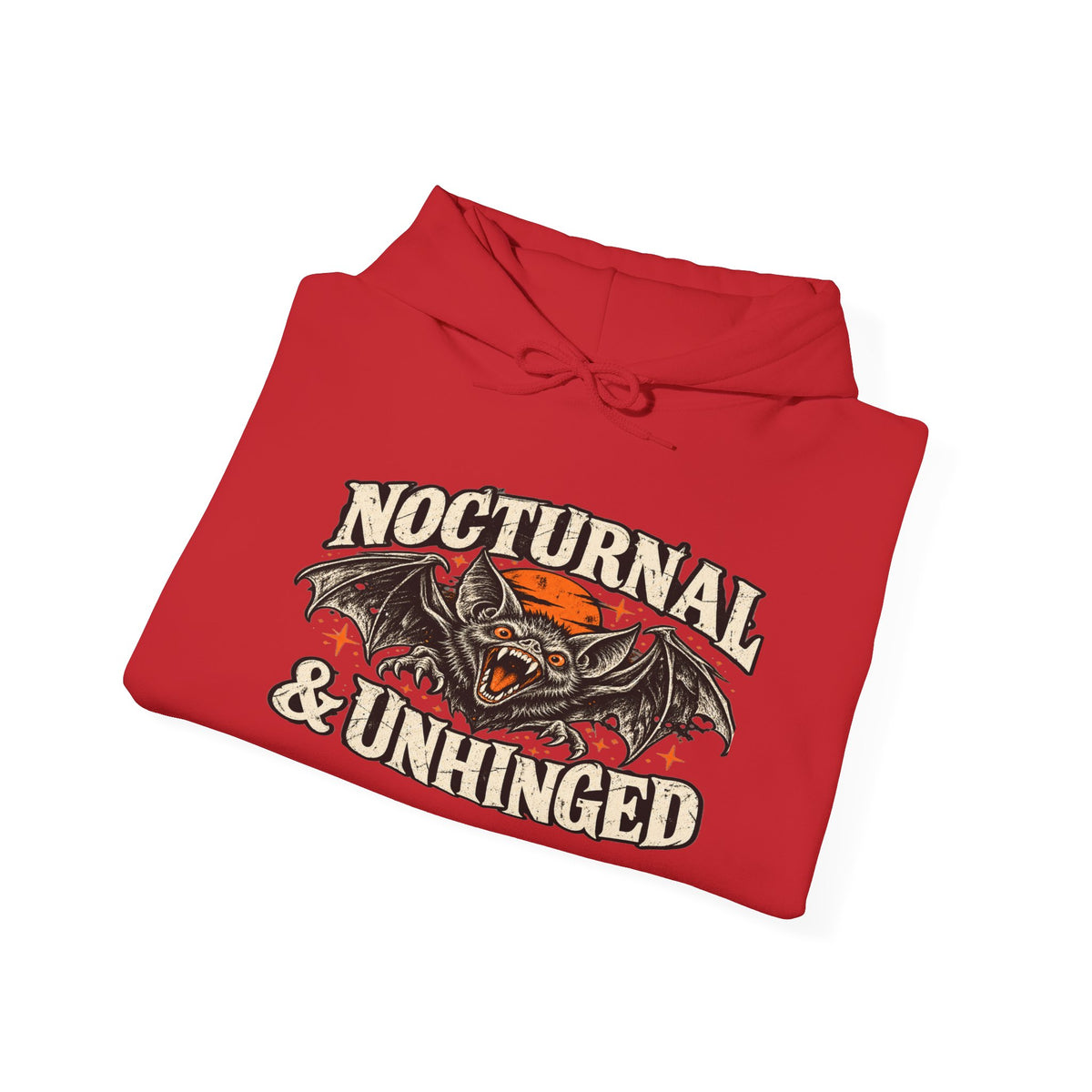 Nocturnal & Unhinged Gothic Bat Hoodie