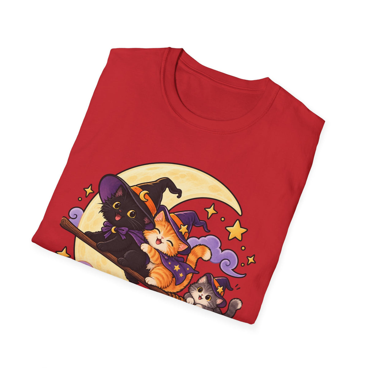 Tiny Coven Witch T-Shirt — Cute Halloween Cat Witches Graphic Tee