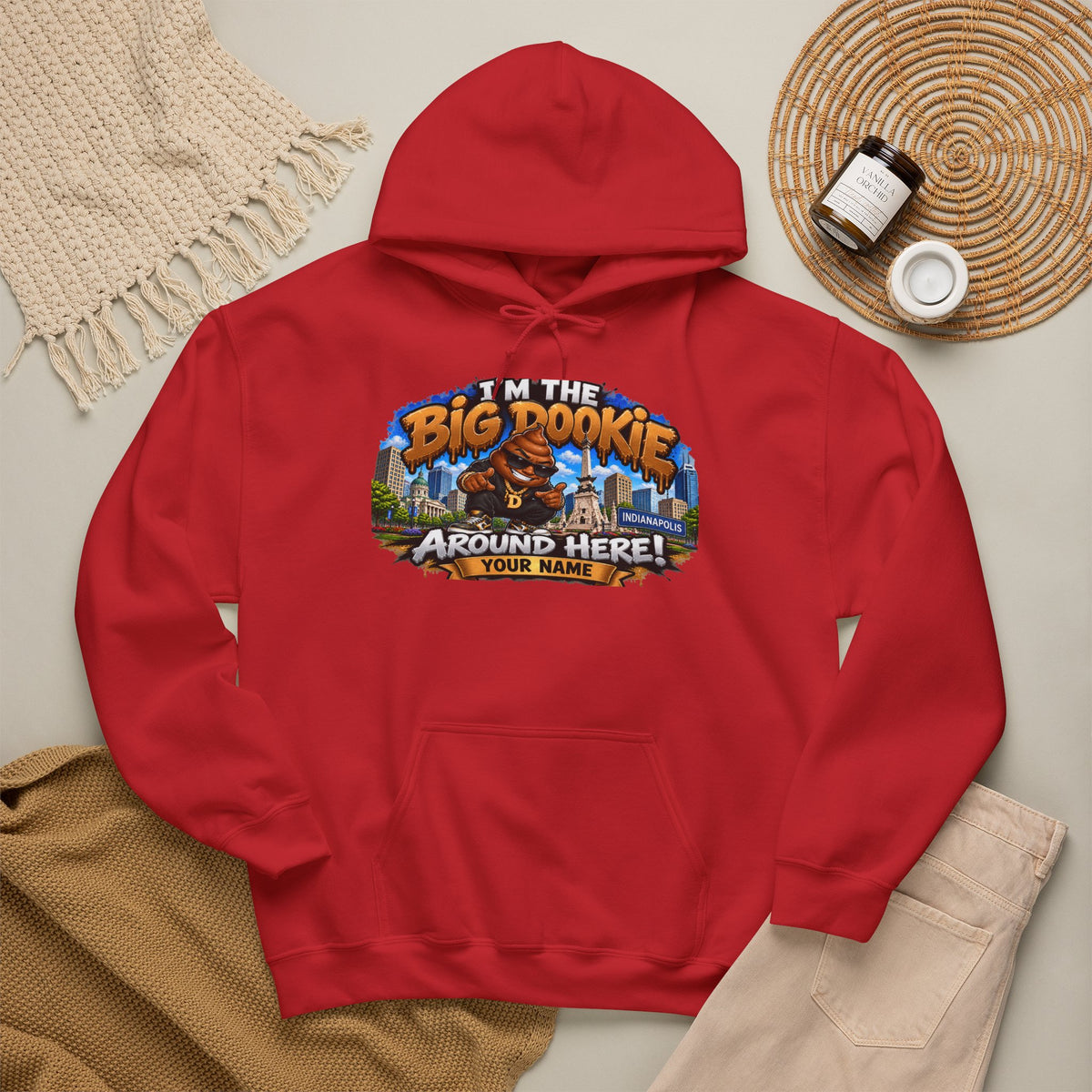 Big Dookie Around Here Hoodie — Customizable Midwest All-Star Graphic Sweatshirt