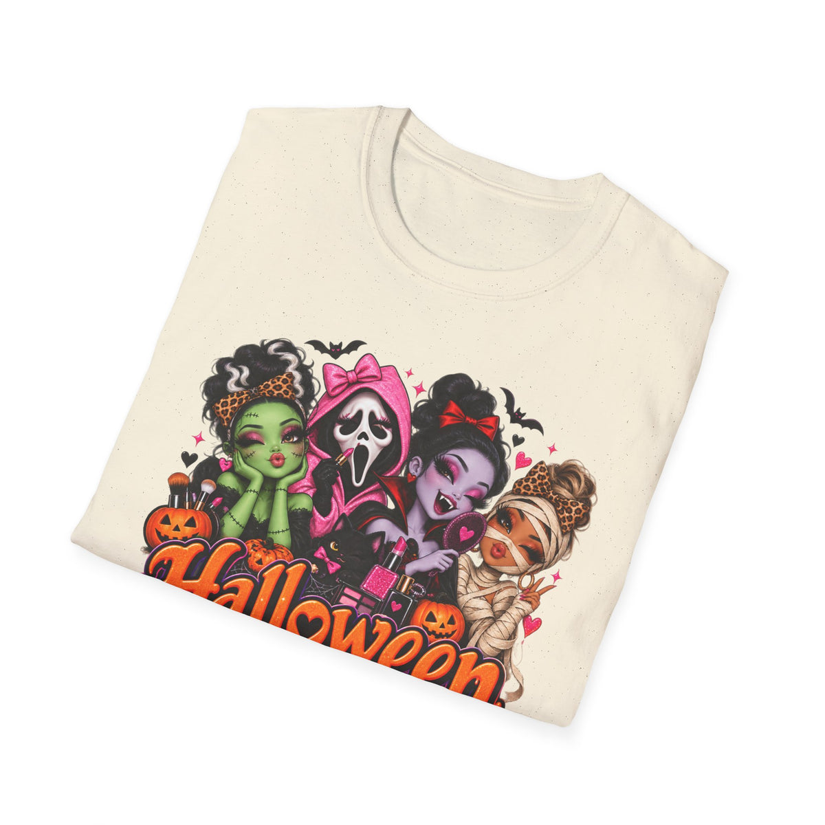 Halloween Pretty T-Shirt — Cute Scary Girls Graphic Tee ("Halloween is the Only Day I Get to Feel Pretty")
