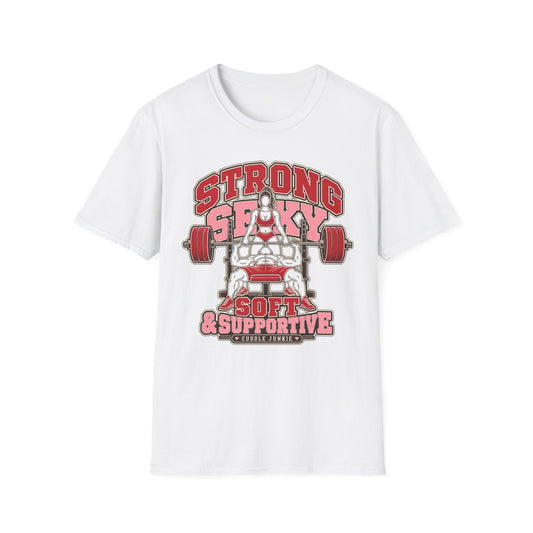 Strong, Sexy & Supportive Gym T-Shirt — Weightlifting Motivational Tee