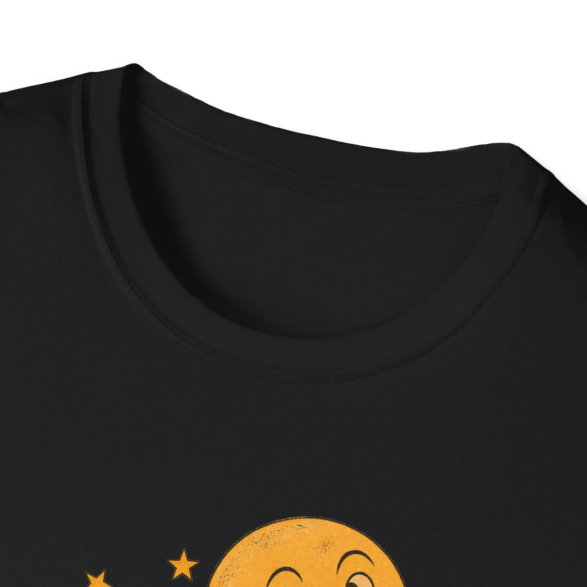 Midnight Parade Halloween T-Shirt — Retro Pumpkin, Witch & Black Cat Graphic