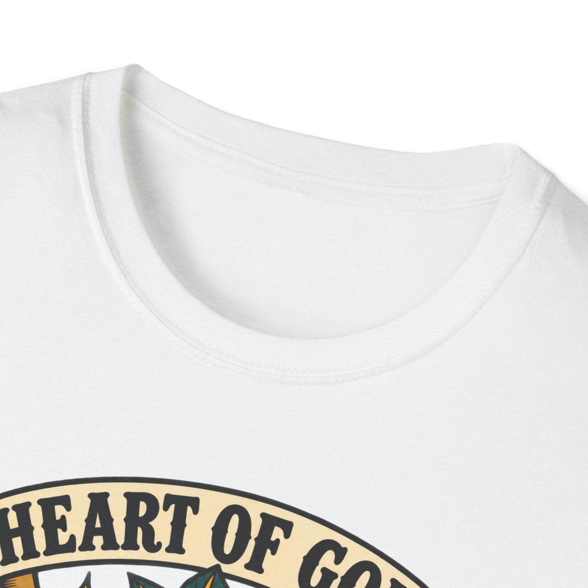 Nurse Tattoo Heart T-Shirt — "Heart of Gold, Nerves of Steel" Retro Nursing Tee