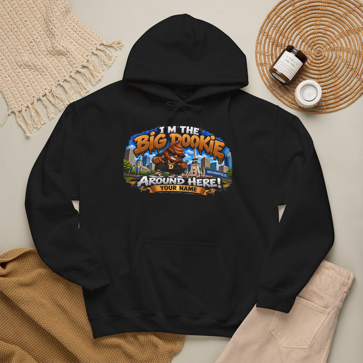 Big Dookie Around Here Hoodie — Customizable Midwest All-Star Graphic Sweatshirt