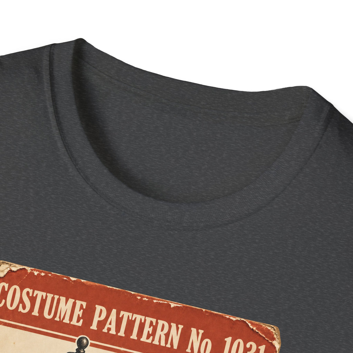 Vintage Costume Pattern T-Shirt — 'Costume Pattern No. 1031' Retro Halloween Tee