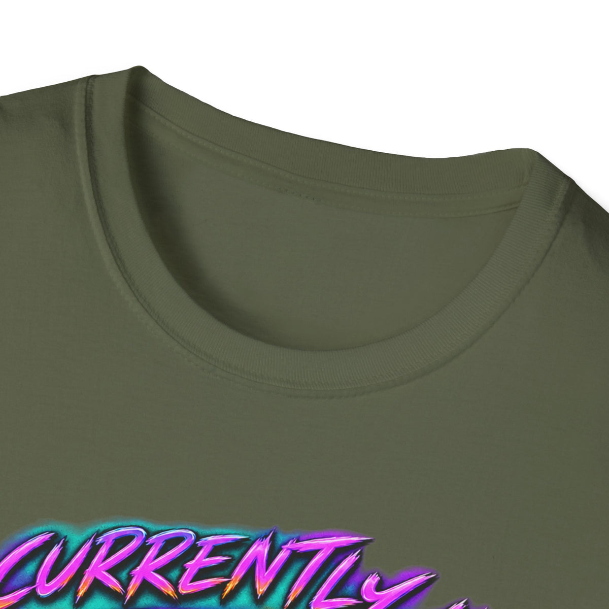 Ghost Mode T‑Shirt — "Currently in Ghost Mode" Cute Neon Ghost Graphic Tee