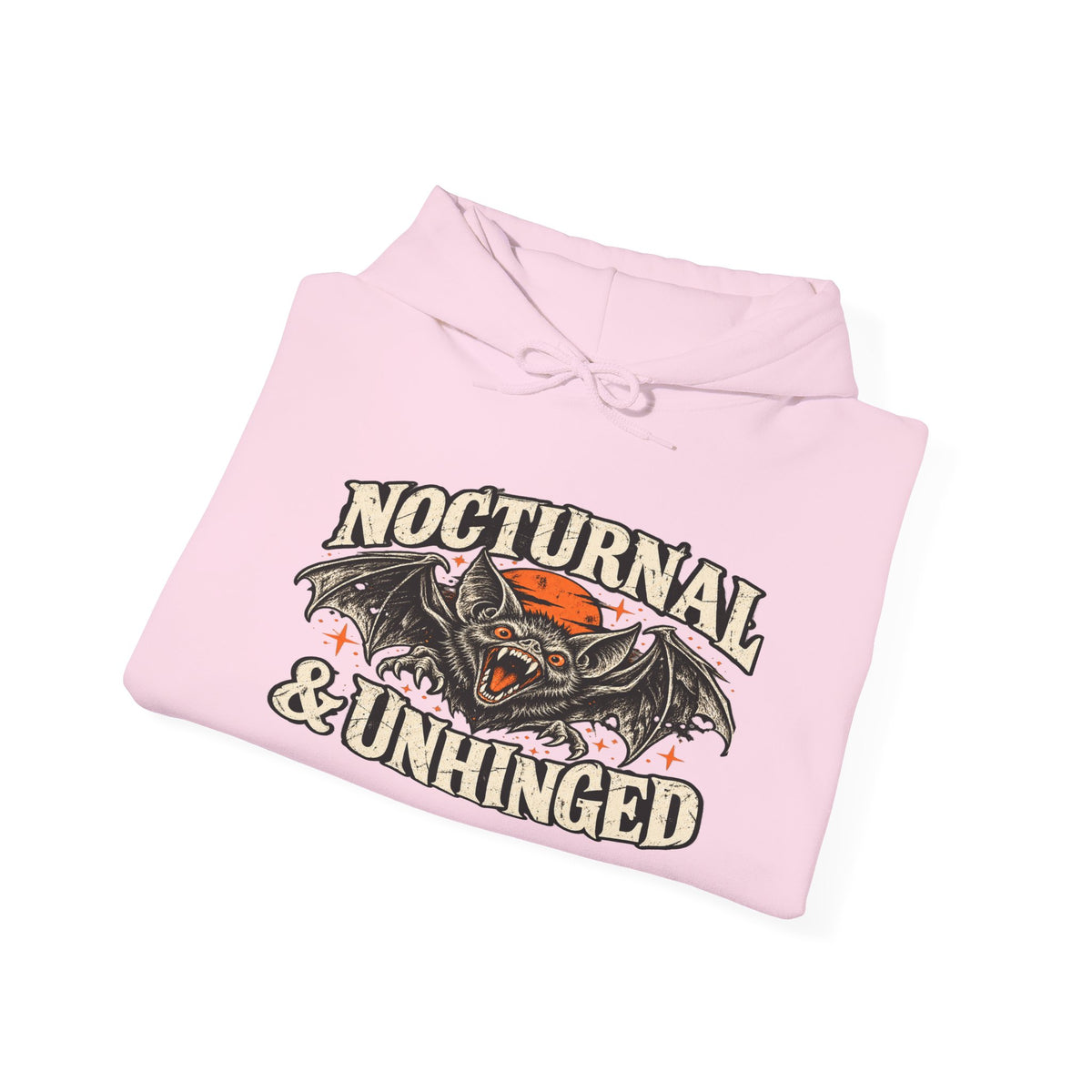 Nocturnal & Unhinged Gothic Bat Hoodie