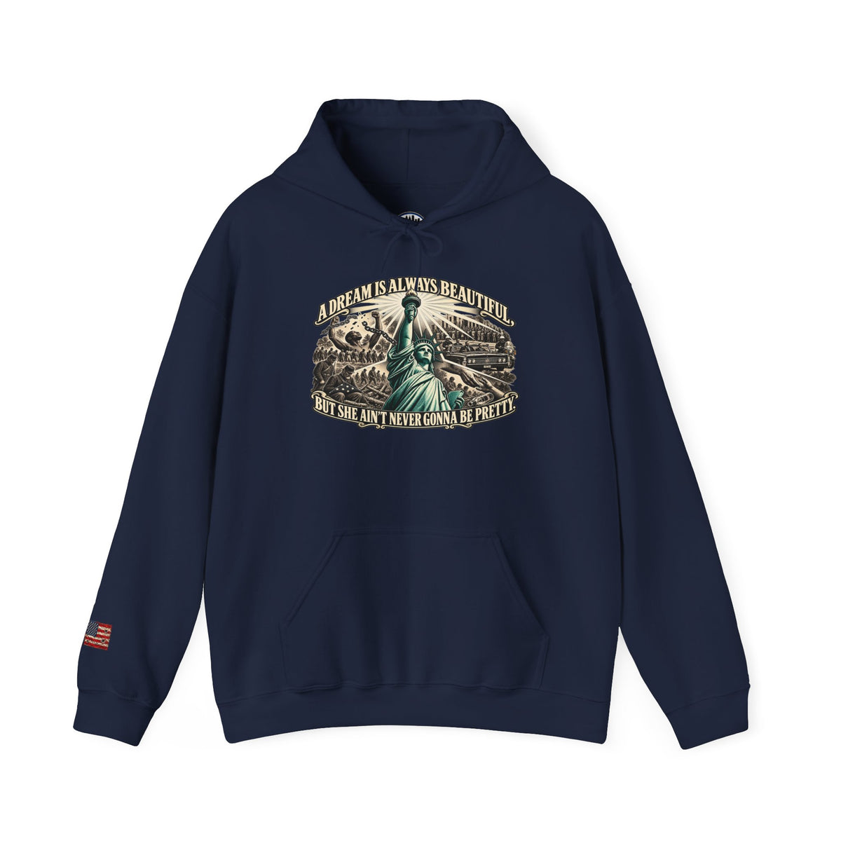 In the Land of the Free Patriotic Eagle Hoodie
