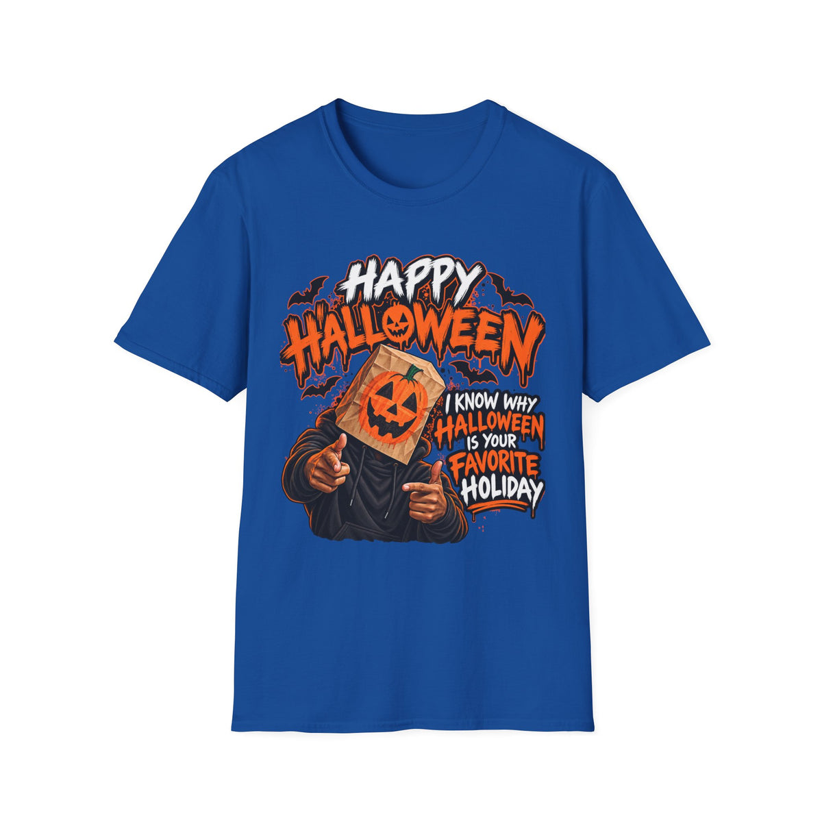 Happy Halloween Pumpkin Head T-Shirt — I Know Why Halloween Is Your Favorite Holiday