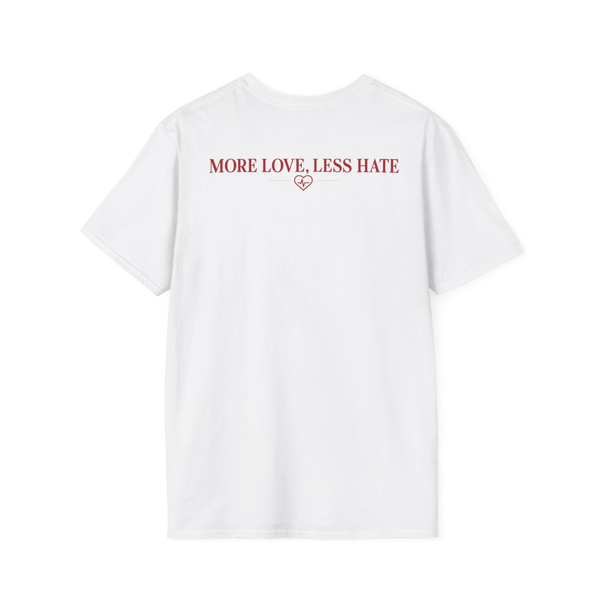 Cuddle Junkie T‑Shirt — "Loving, Healthy Heart" Heartbeat Graphic