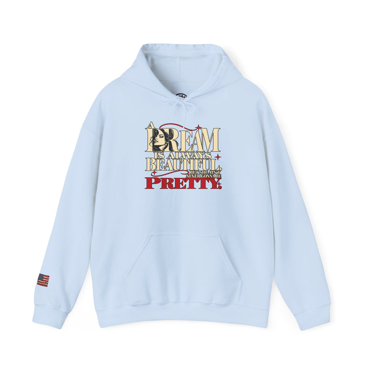 Dream Big Pretty Inspirational Graphic Hoodie