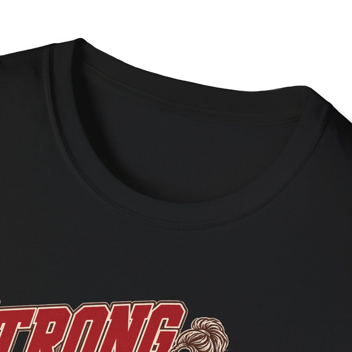 Strong, Sexy, Soft & Supportive Weightlifting T‑Shirt — Cute Benchpress Fitness Tee