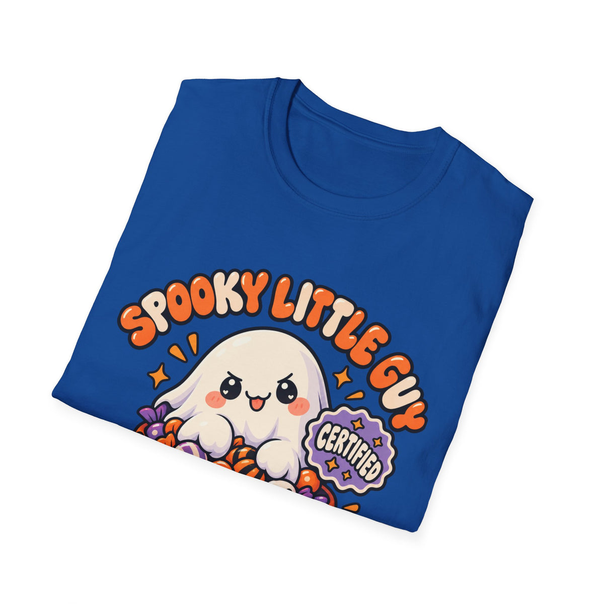 Spooky Little Guy T-Shirt — Halloween Ghost in Jack-O'-Lantern Graphic