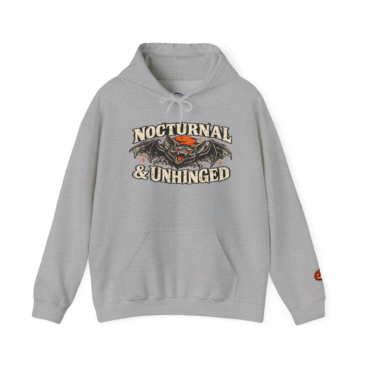 Nocturnal & Unhinged Gothic Bat Hoodie