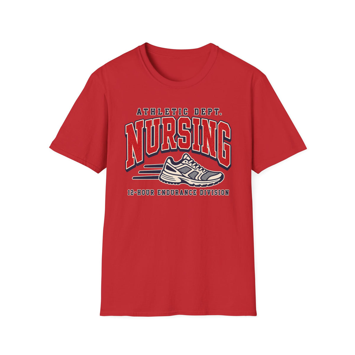 Nursing Athletic Dept T-Shirt – 12-Hour Endurance Vintage Run Tee