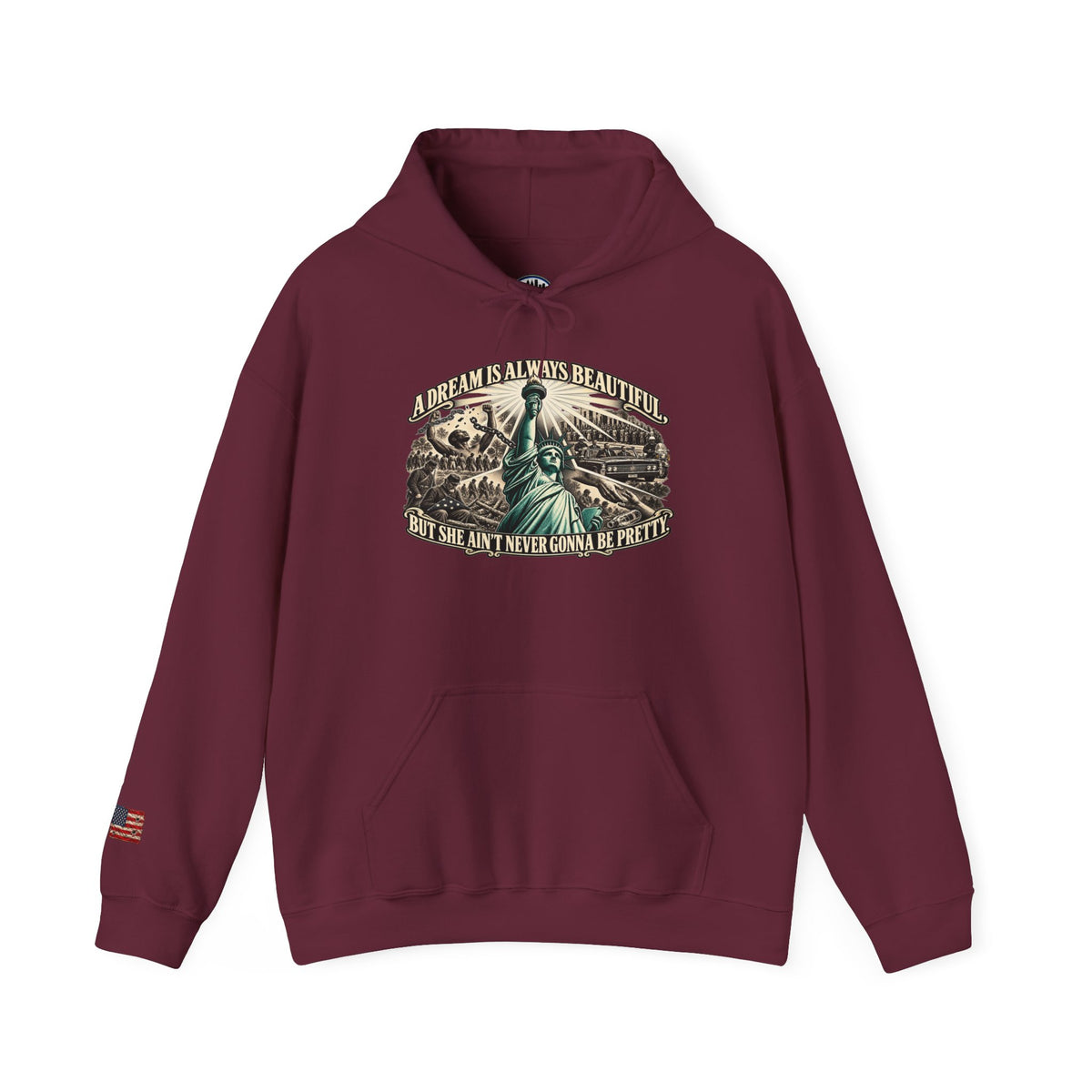 In the Land of the Free Patriotic Eagle Hoodie