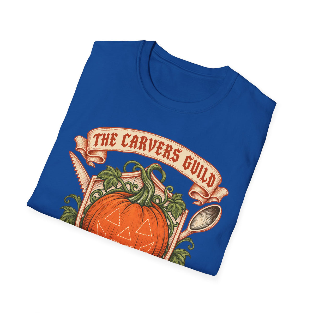 Carvers Guild Pumpkin Carving T-Shirt — Halloween Jack-O'-Lantern Design
