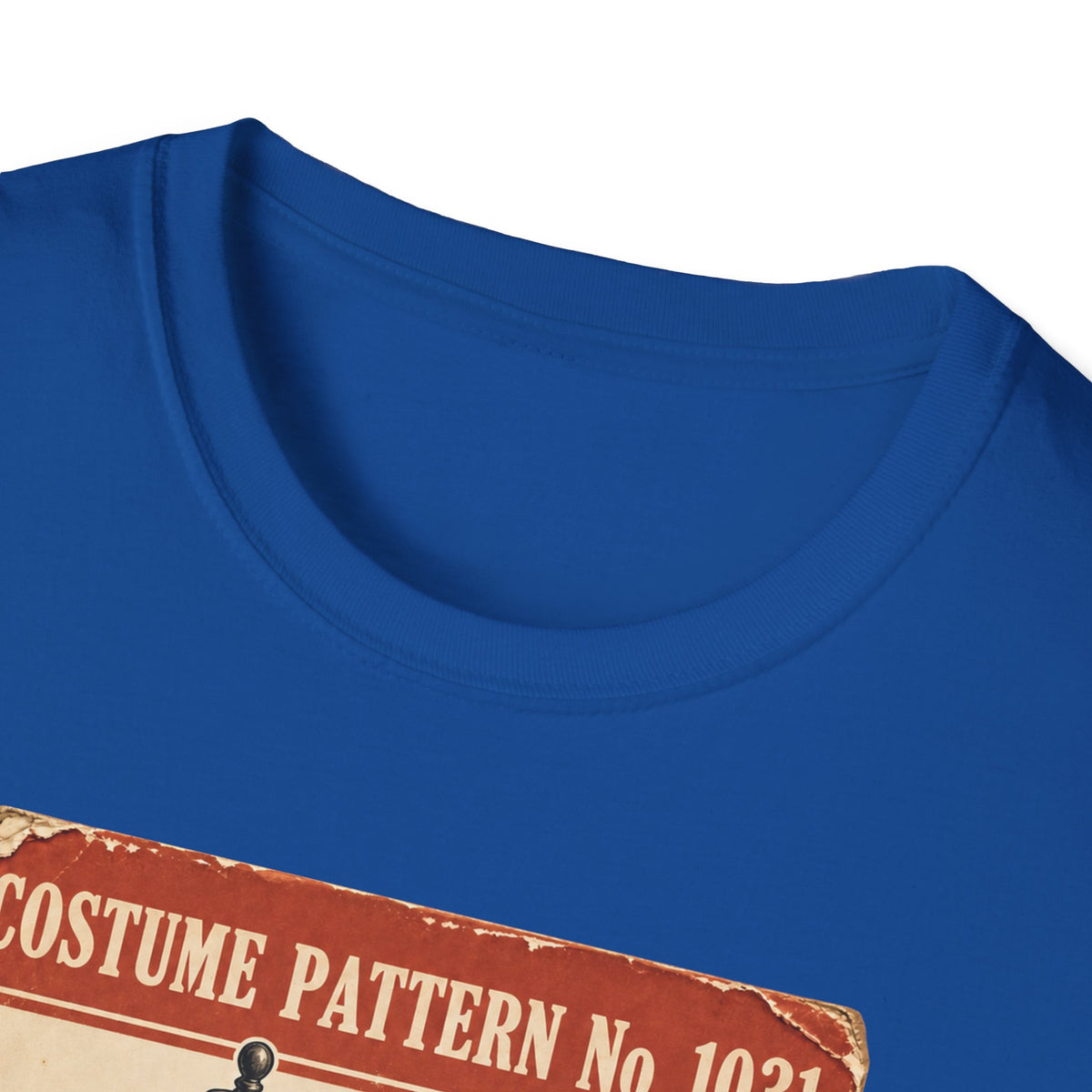 Vintage Costume Pattern T-Shirt — 'Costume Pattern No. 1031' Retro Halloween Tee