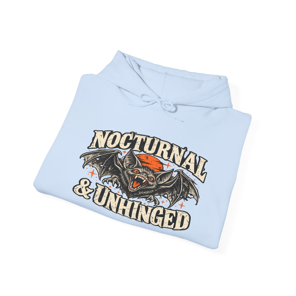Nocturnal & Unhinged Gothic Bat Hoodie