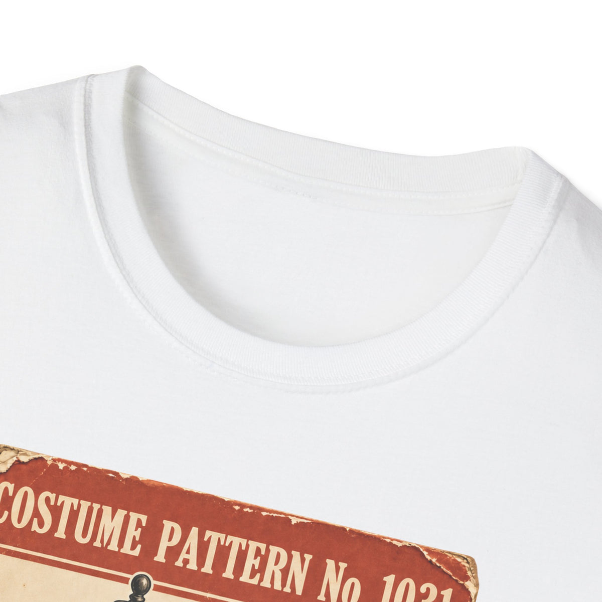 Vintage Costume Pattern T-Shirt — 'Costume Pattern No. 1031' Retro Halloween Tee