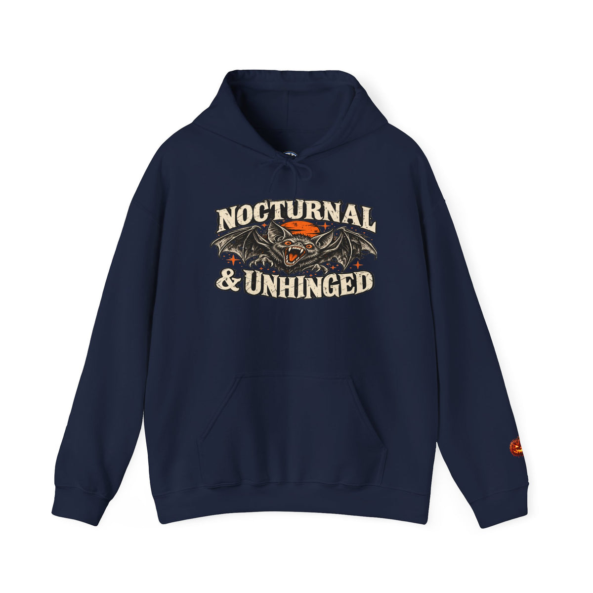 Nocturnal & Unhinged Gothic Bat Hoodie