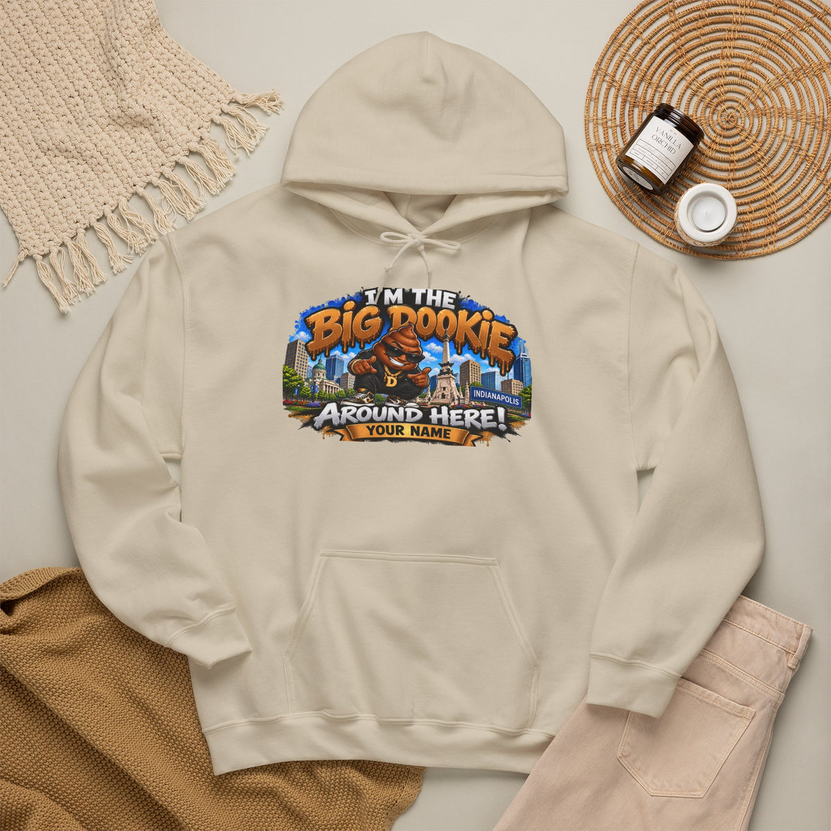 Big Dookie Around Here Hoodie — Customizable Midwest All-Star Graphic Sweatshirt