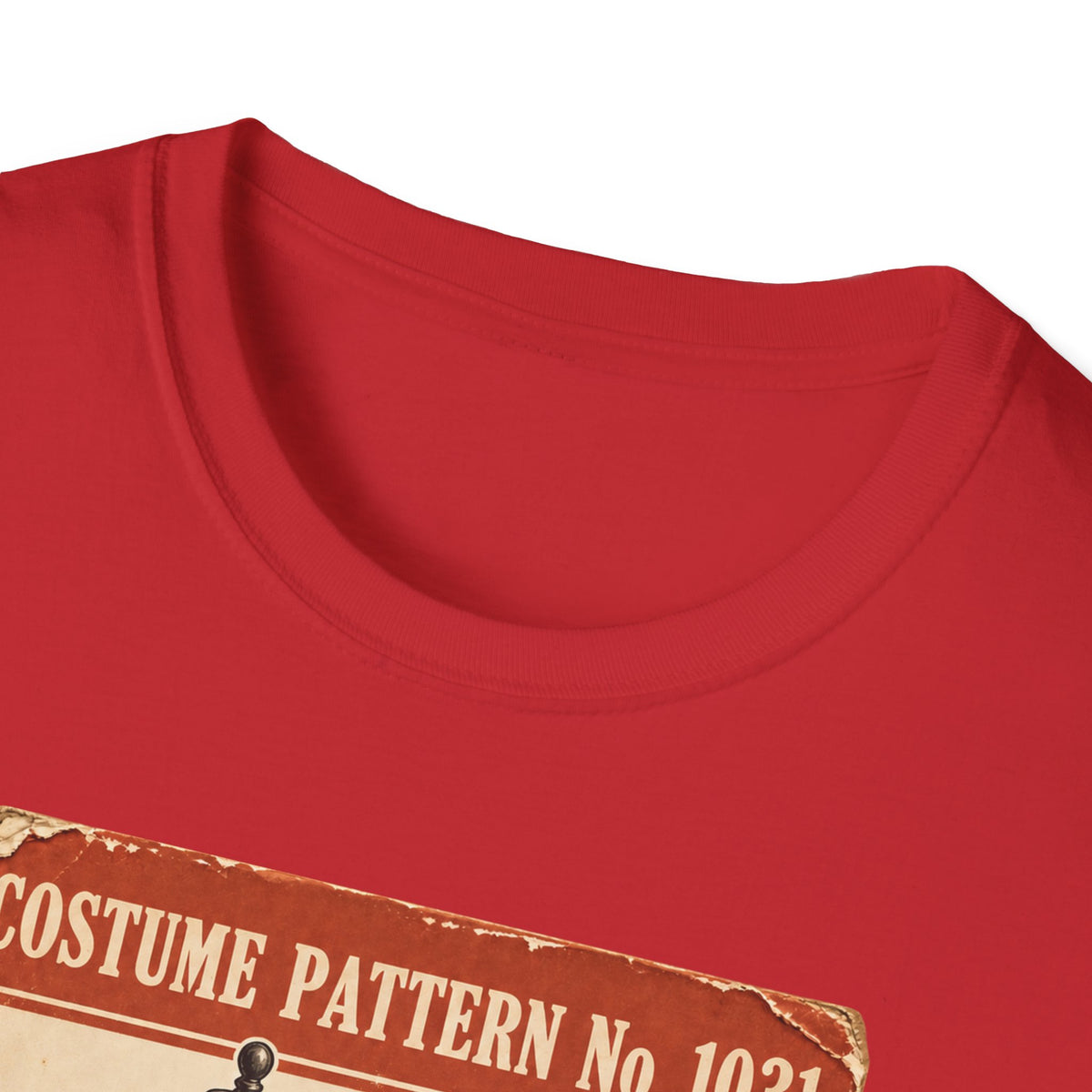 Vintage Costume Pattern T-Shirt — 'Costume Pattern No. 1031' Retro Halloween Tee