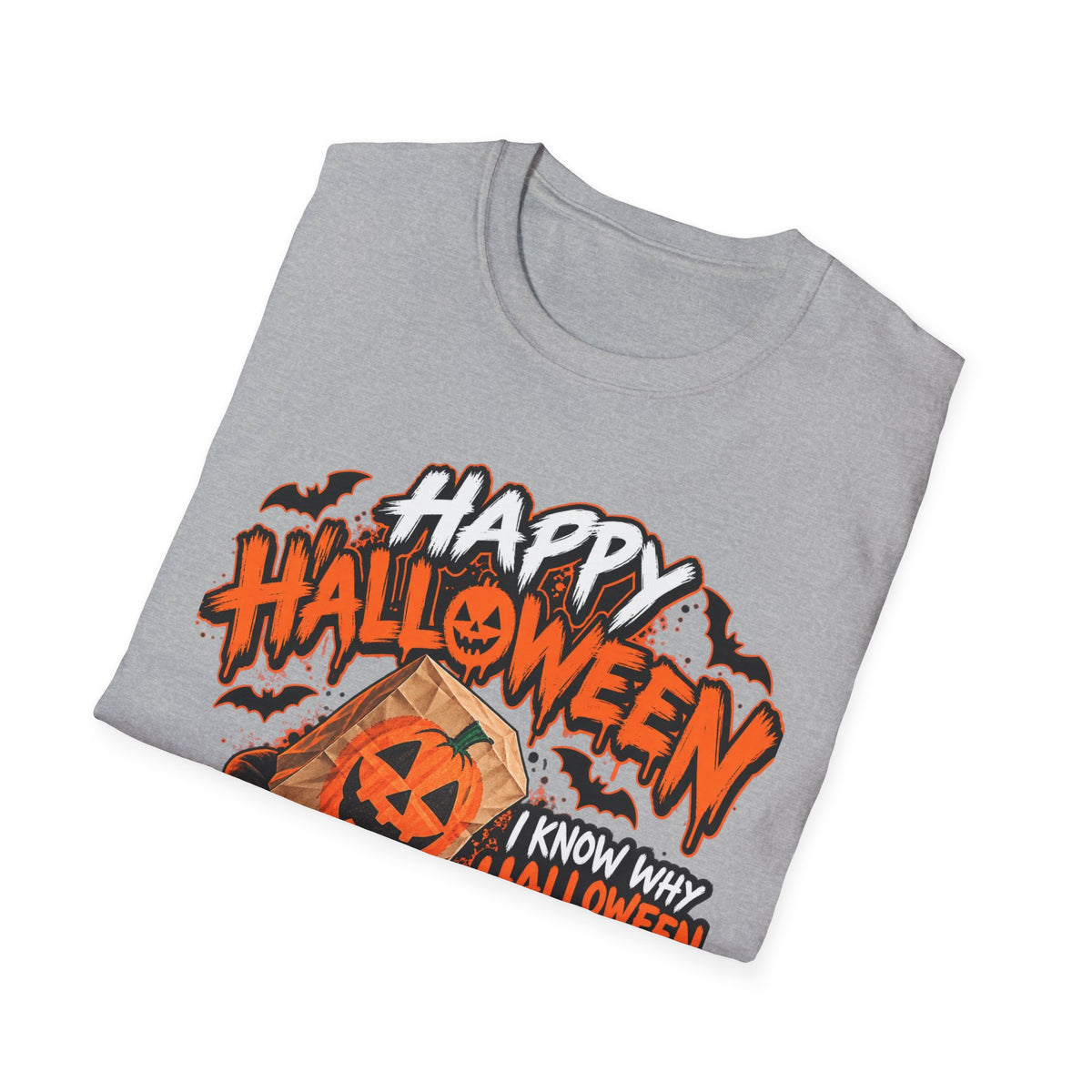 Happy Halloween Pumpkin Head T-Shirt — I Know Why Halloween Is Your Favorite Holiday