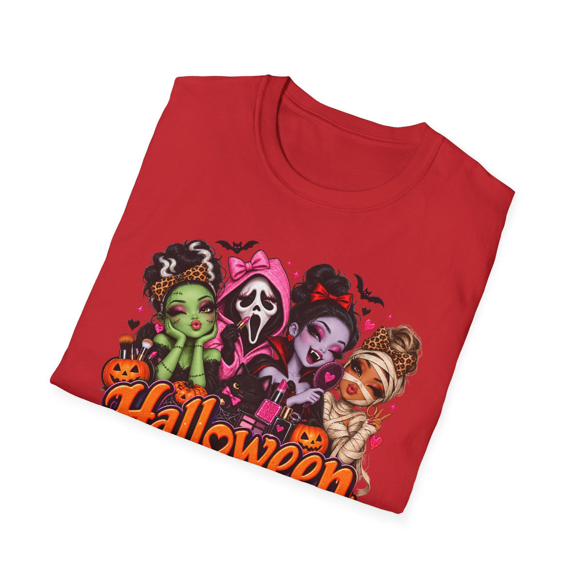 Halloween Pretty T-Shirt — Cute Scary Girls Graphic Tee ("Halloween is the Only Day I Get to Feel Pretty")