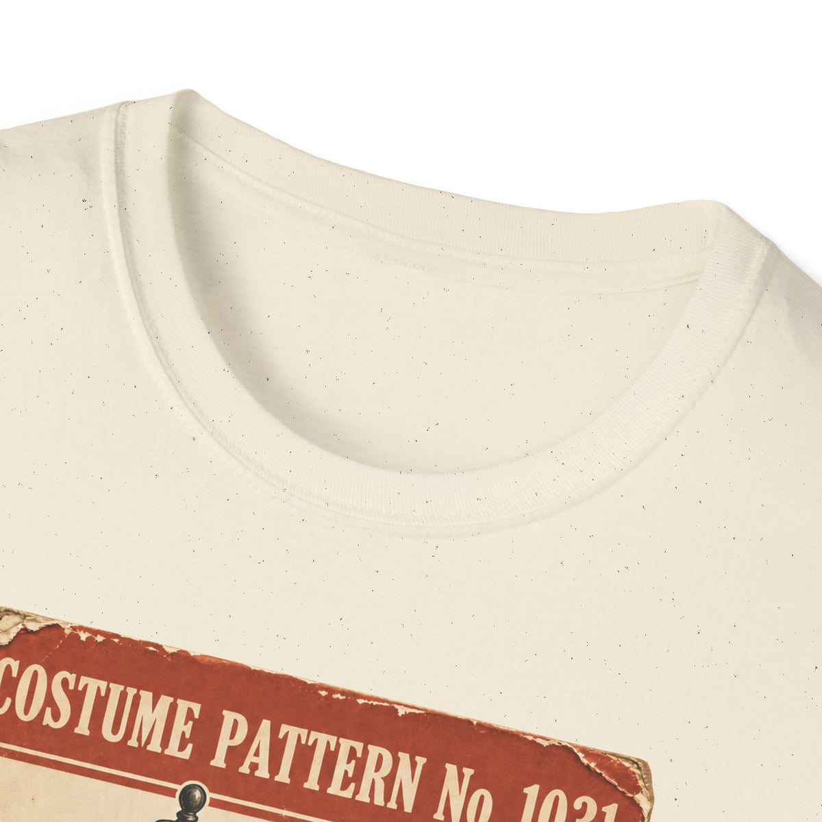 Vintage Costume Pattern T-Shirt — 'Costume Pattern No. 1031' Retro Halloween Tee