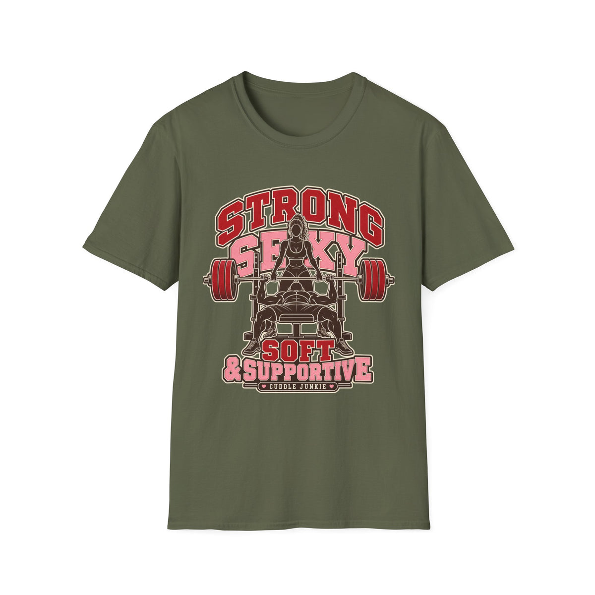 Strong Body Soft Heart Fitness T-Shirt