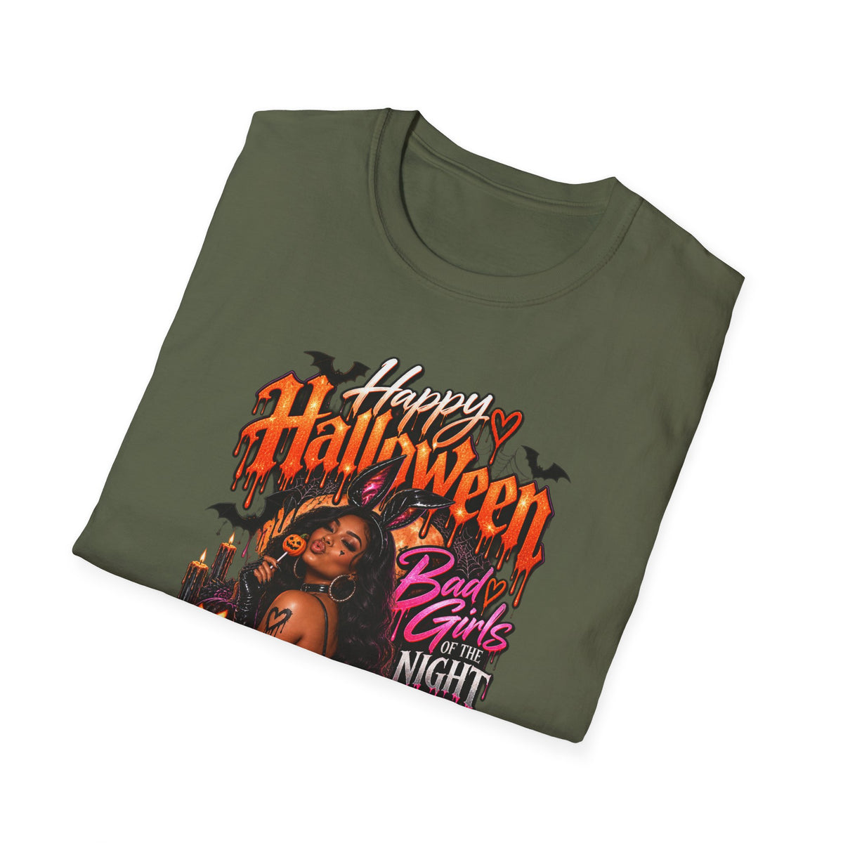 Happy Halloween 'Bad Girls Night' Graphic T-Shirt