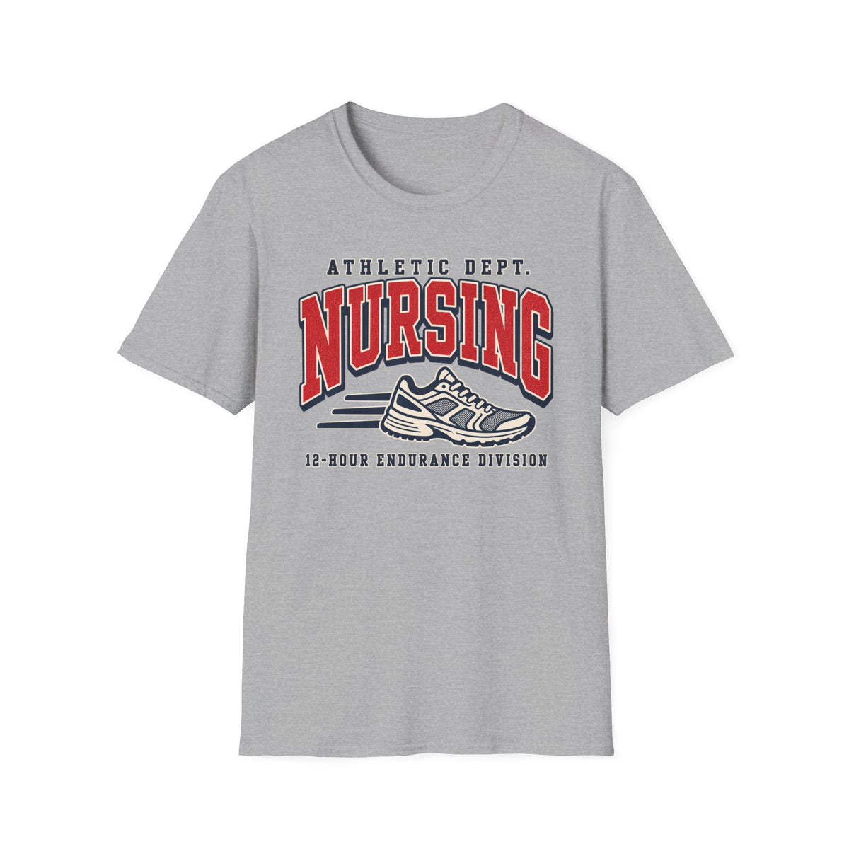Nursing Athletic Dept T-Shirt – 12-Hour Endurance Vintage Run Tee