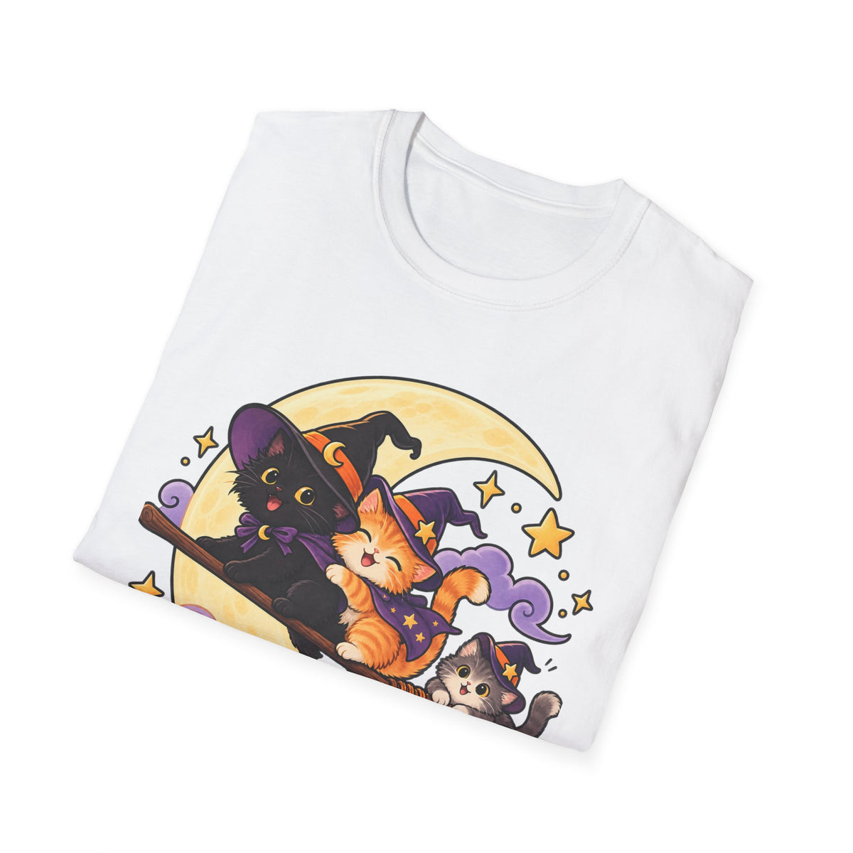 Tiny Coven Witch T-Shirt — Cute Halloween Cat Witches Graphic Tee