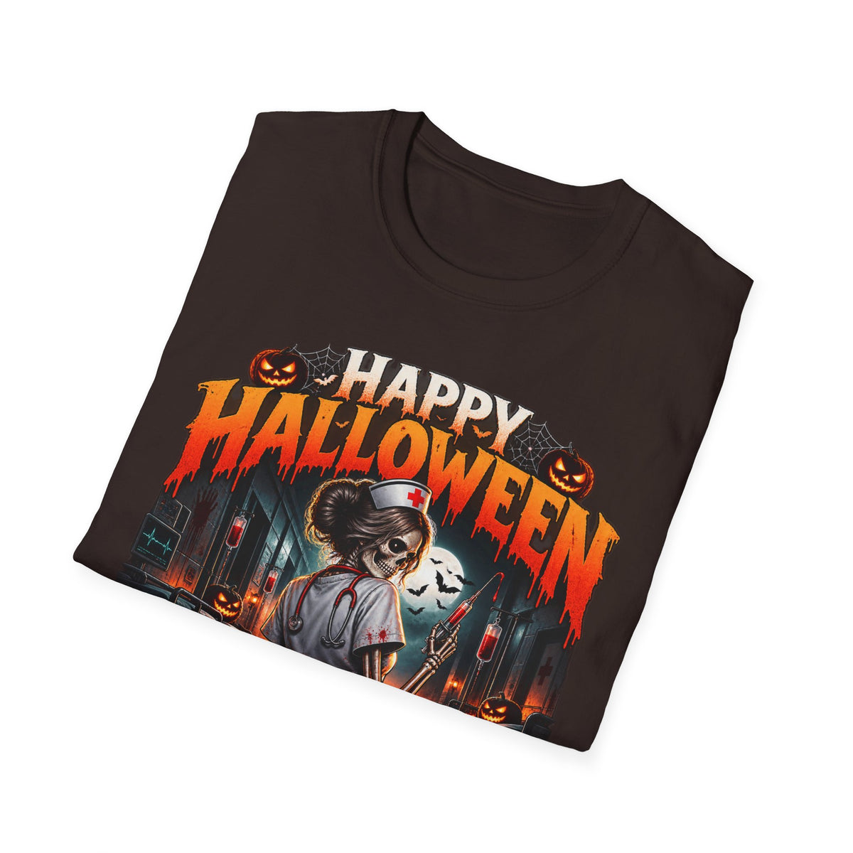 Halloween 'Every Day Is Scary When I'm On Duty' Graphic T-Shirt