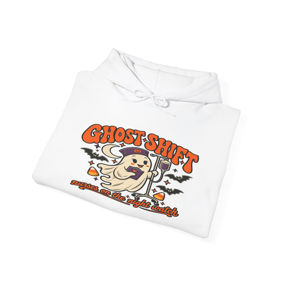 Ghost Shift Cartoon Halloween Hoodie