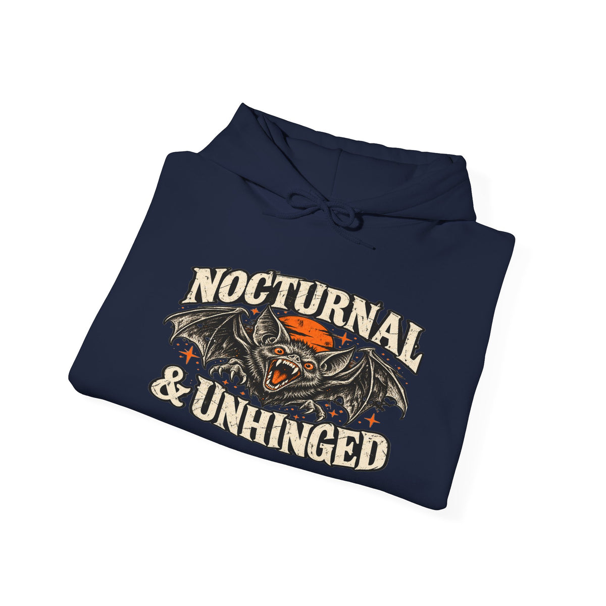 Nocturnal & Unhinged Gothic Bat Hoodie