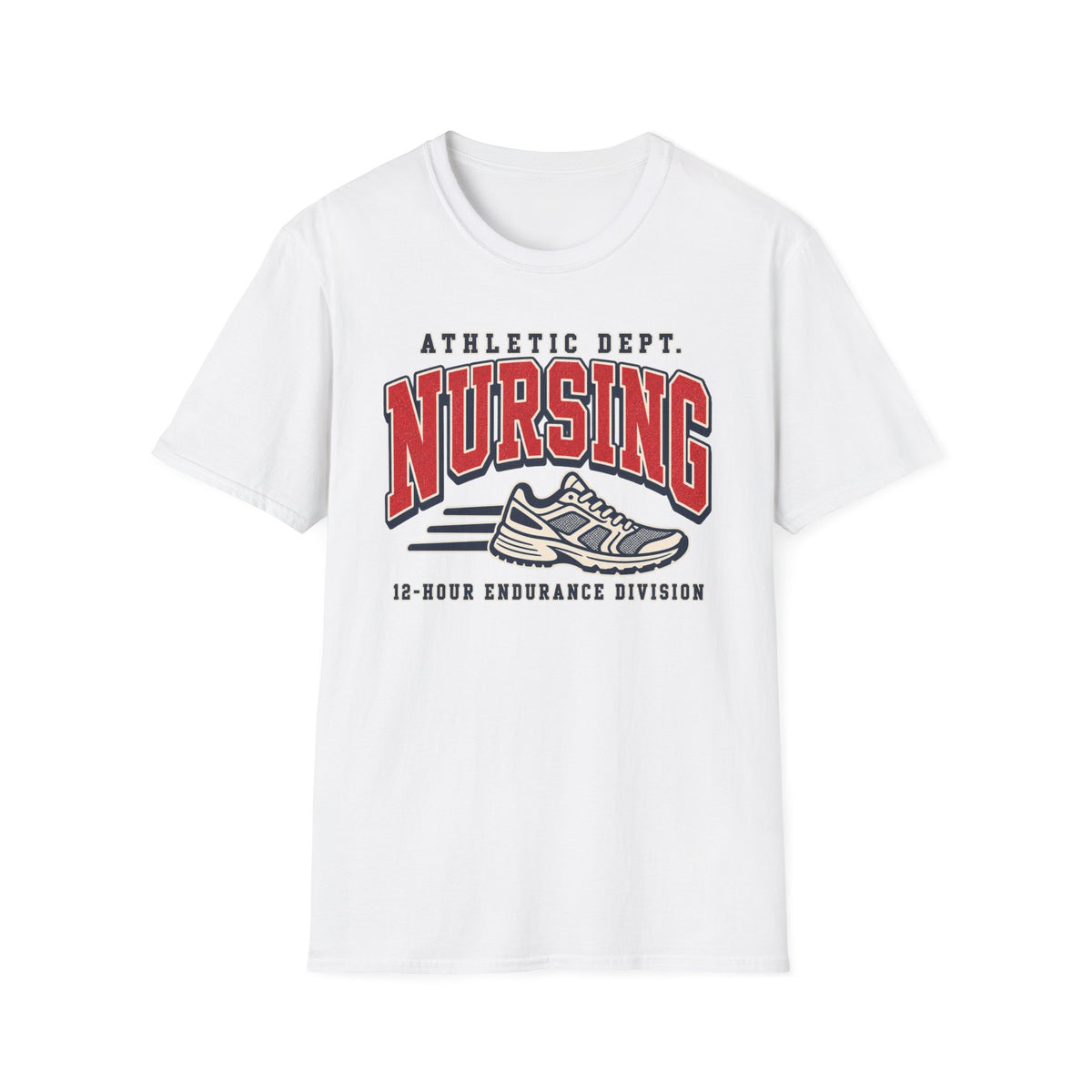 Nursing Athletic Dept T-Shirt – 12-Hour Endurance Vintage Run Tee