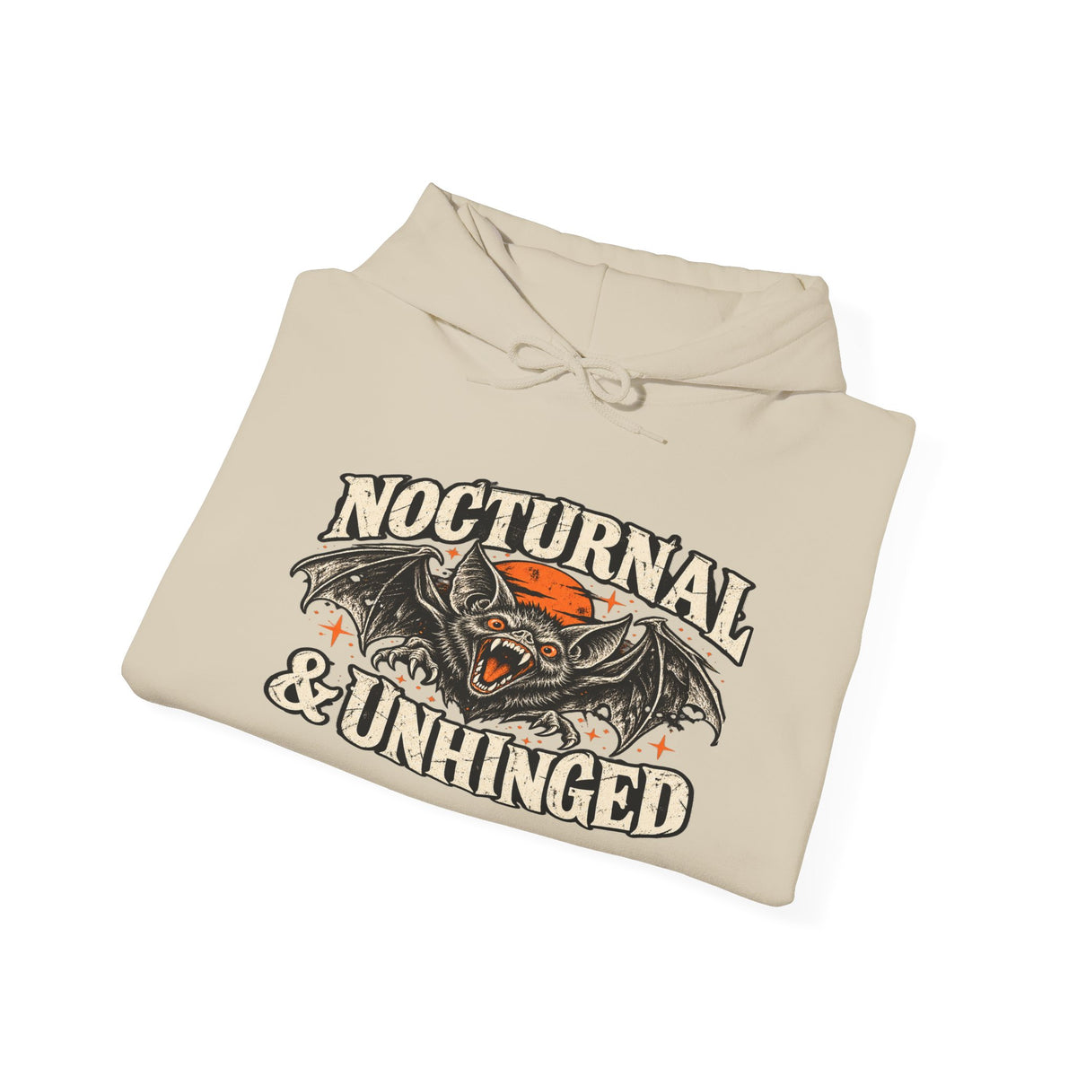 Nocturnal & Unhinged Gothic Bat Hoodie