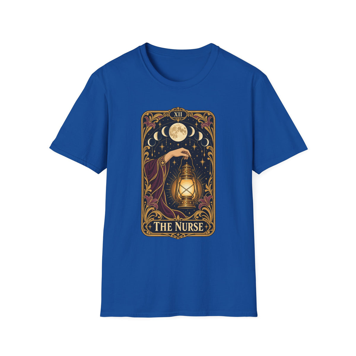 Nurse Tarot Card T-Shirt — 'The Nurse' Lantern Moon Illustration