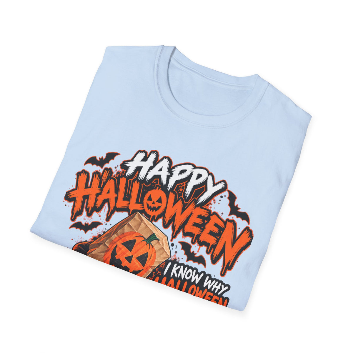 Happy Halloween Pumpkin Head T-Shirt — I Know Why Halloween Is Your Favorite Holiday