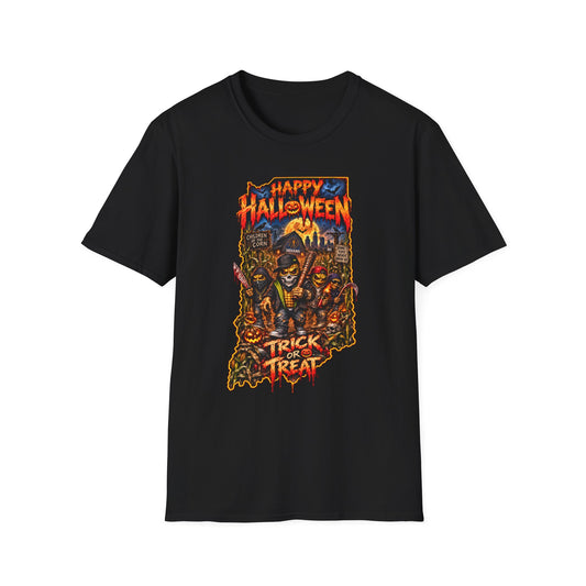 Halloween Trick or Treat T-Shirt — Spooky Vintage Horror Graphic