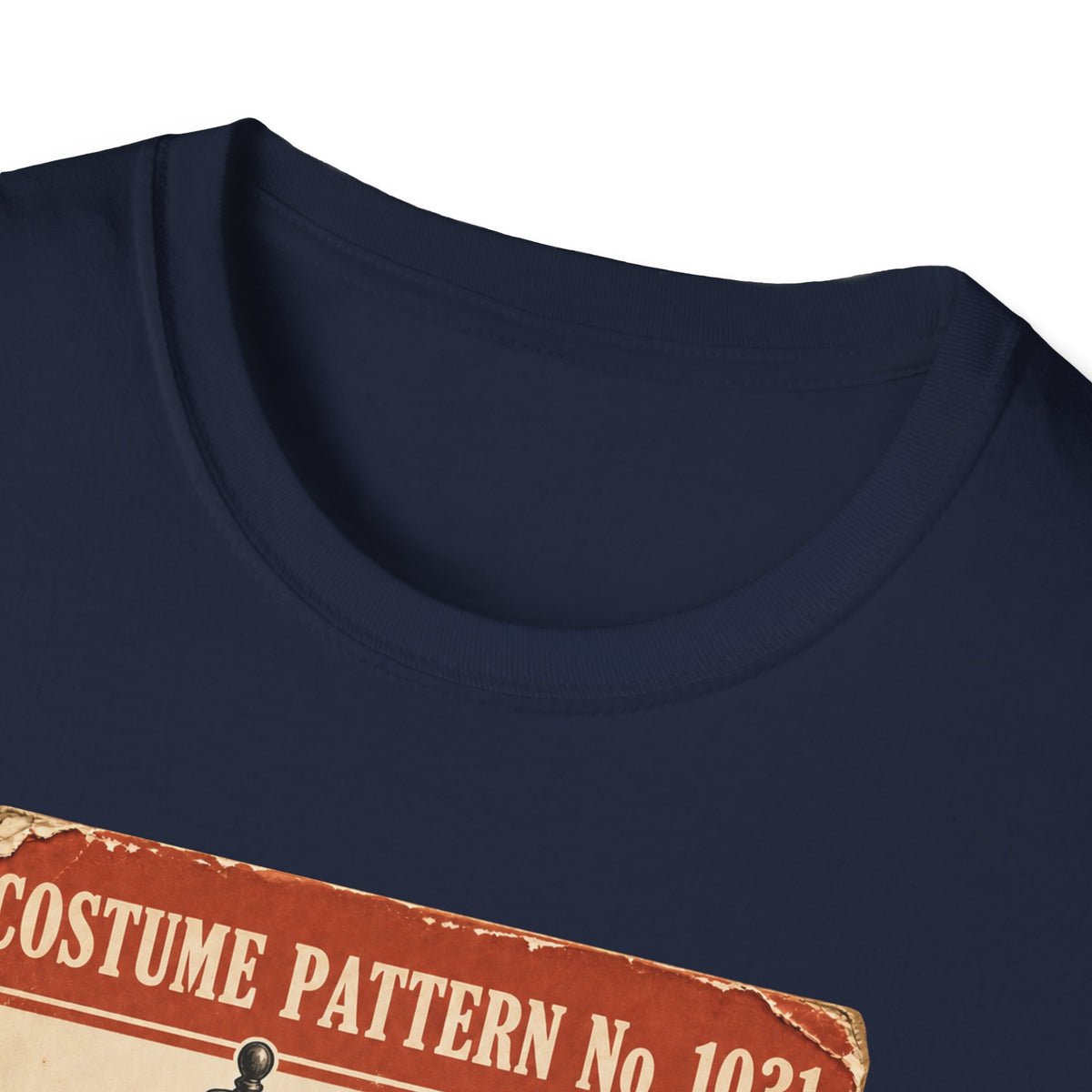Vintage Costume Pattern T-Shirt — 'Costume Pattern No. 1031' Retro Halloween Tee
