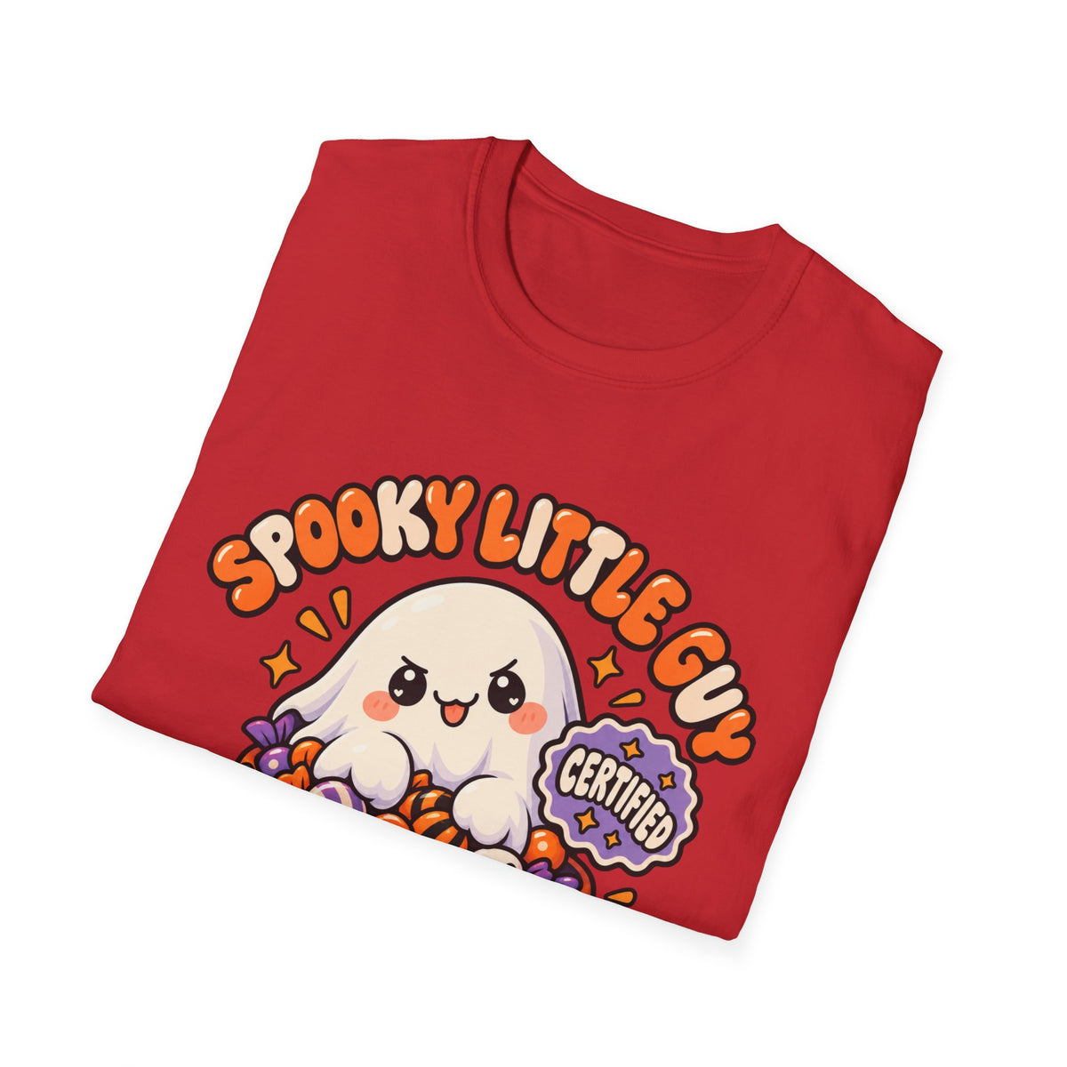 Spooky Little Guy T-Shirt — Halloween Ghost in Jack-O'-Lantern Graphic