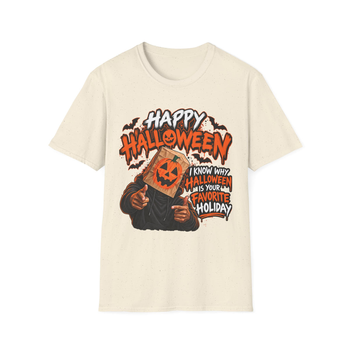Happy Halloween Pumpkin Head T-Shirt — I Know Why Halloween Is Your Favorite Holiday
