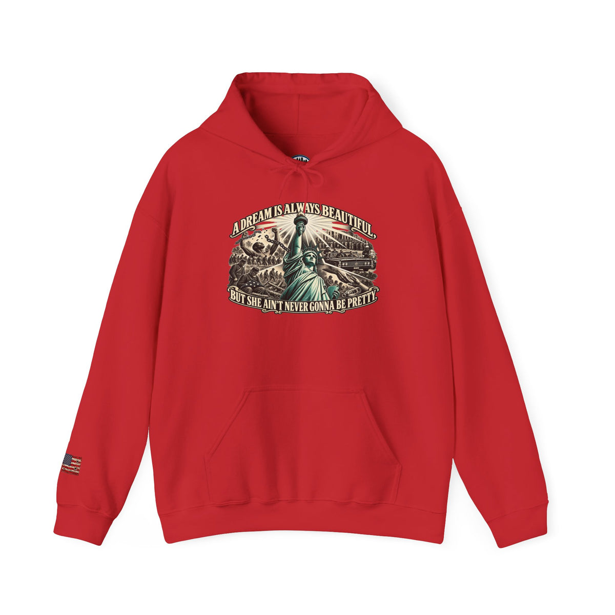 In the Land of the Free Patriotic Eagle Hoodie
