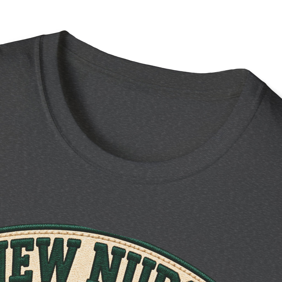 New Nurse Badge T-Shirt — "New Nurse" Vintage Patch Graphic Tee for Nursing Graduates