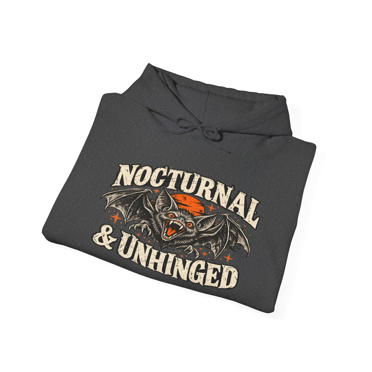 Nocturnal & Unhinged Gothic Bat Hoodie