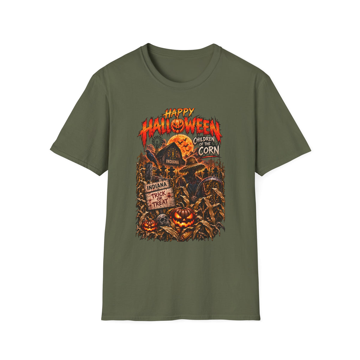 Happy Halloween Scarecrow T-Shirt